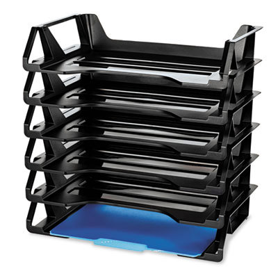 TRAY; LTR; RCYCL; BLK; 6PK